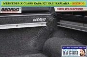 X-CLASS KASA İÇİ HALI KAPLAMA BEDRUG MERCEDES X-CLASS AKSESUARLARI