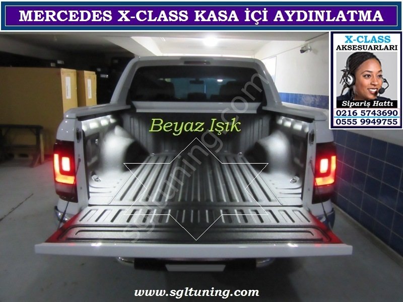 X-CLASS KASA İÇİ LED AYDINLATMA BEYAZ IŞIK X-CLAS AKSESUARLARI