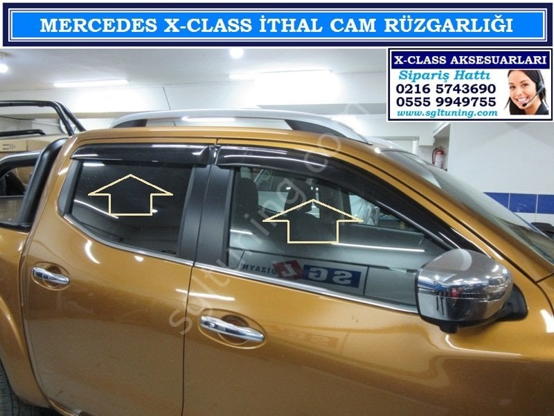 X-CLASS CAM RÜZGARLIĞI İTHAL DIŞTAN YAPIŞTIRMA X-CLASS AKSESUARLARI