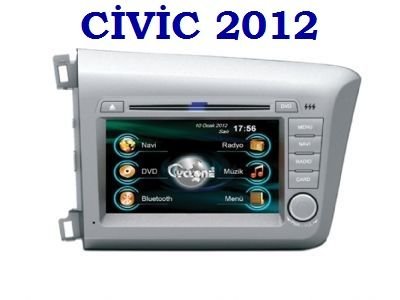 HONDA CİVİC 2012 7'' DVD VE NAVİGASYON SİSTEMİ CYCLONE