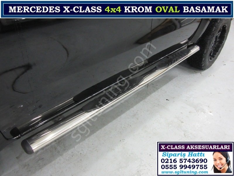 X-CLASS 4X4 KROM OVAL YAN BASAMAK X-CLASS AKSESUARLARI