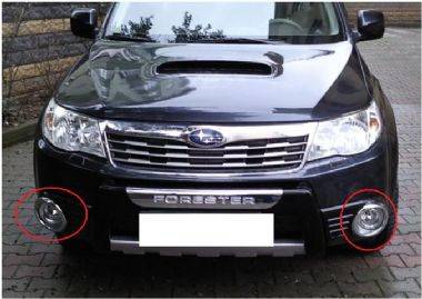 10111 SUBARU FORESTER KROM SİS FARI TAKIMI SUBARU FORESTER AKSESUARLARI