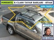 X-CLASS TAVAN BARLARI SİYAH ARA BARLI POWERFUL X-CLASS AKSESUARLARI