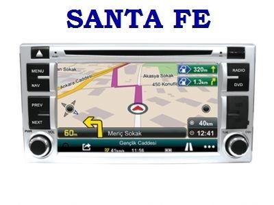 SANTA FE DVD VE NAVİGASYON SİSTEMİ CYCLONE