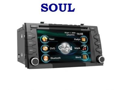 KİA SOUL DVD VE NAVİGASYON SİSTEMİ CYCLONE