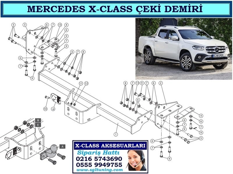 X-CLASS ÇEKİ DEMİRİ X-CLASS AKSESUARLARI