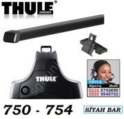 X-CLASS THULE SİYAH KARE ÇELİK BARLI TAŞIYICI SİSTEM 754-763-1781