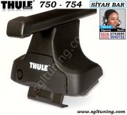 X-CLASS THULE SİYAH KARE ÇELİK BARLI TAŞIYICI SİSTEM 754-763-1781