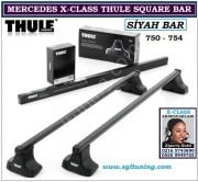 X-CLASS THULE SİYAH KARE ÇELİK BARLI TAŞIYICI SİSTEM 754-763-1781