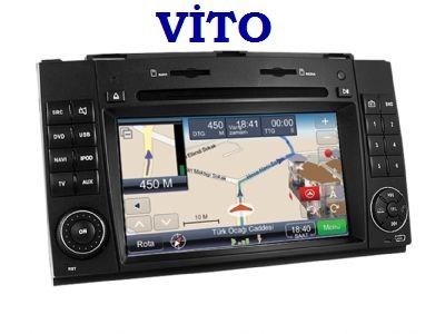 MERCEDES VİTO DVD VE NAVİGASYON SİSTEMİ CYCLONE