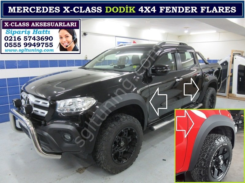 XCLASS DODİK 4X4 FENDER FLARES XCLASS AKSESUARLARI