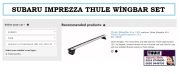 SUBARU İMPREZZA THULE WİNGBARLI TAŞIYICI SİSTEM 753