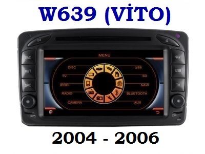 MERCEDES W639 VİTO DVD VE NAVİGASYON SİSTEMİ CYCLONE