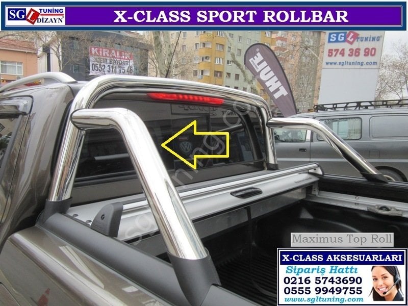 X-CLASS KROM SPORT ROLLBAR X-CLASS AKSESUARLARI