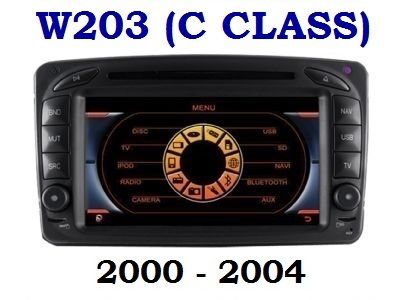 MERCEDES W203 C CLASS DVD VE NAVİGASYON SİSTEMİ CYCLONE