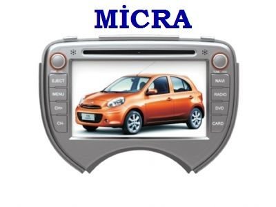 NİSSAN MİCRA DVD VE NAVİGASYON SİSTEMİ CYCLONE