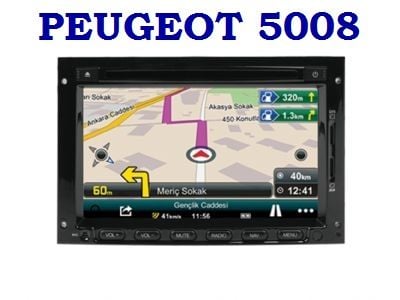 PEUGEOT 5008 DVD VE NAVİGASYON SİSTEMİ CYCLONE