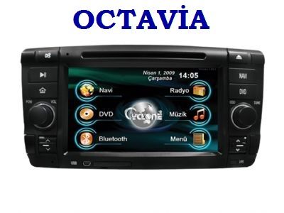 SKODA OCTAVİA DVD VE NAVİGASYON SİSTEMİ CYCLONE