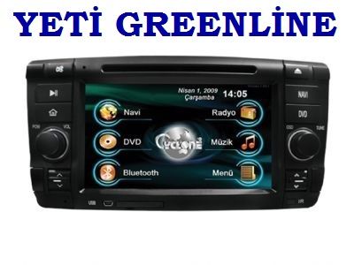 SKODA YETİ GREENLİNE DVD VE NAVİGASYON SİSTEMİ CYCLONE