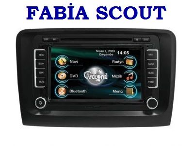 SKODA FABİA SCOUT DVD VE NAVİGASYON SİSTEMİ CYCLONE