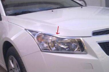 10213 CHEVROLET CRUZE KROM FAR ÇERÇEVESİ CHEVROLET CRUZE AKSESUARLARI