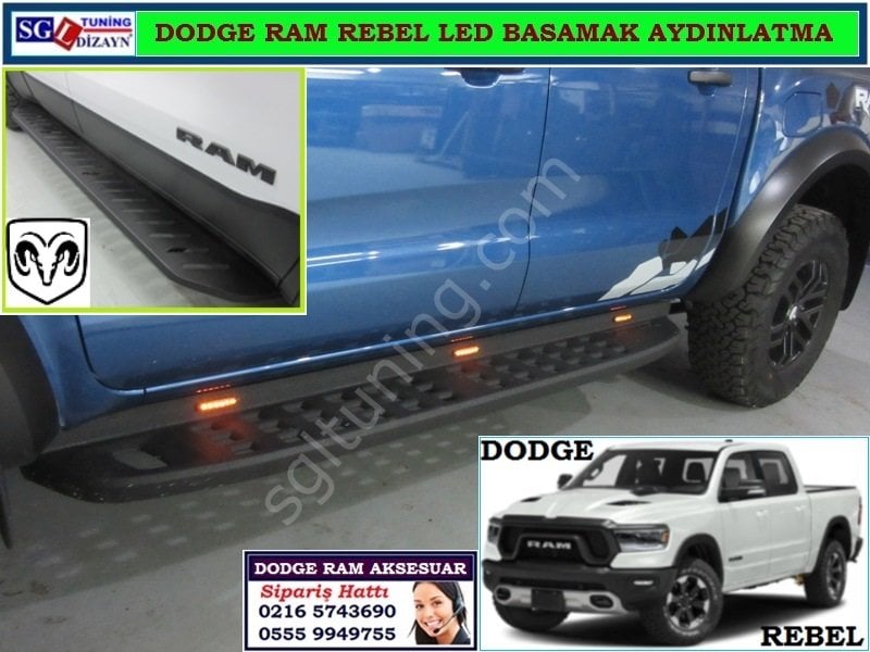 DODGE RAM REBEL BASAMAK LED AYDINLATMA SGLTUNİNG
