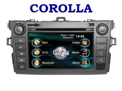 TOYOTA COROLLA DVD VE NAVİGASYON SİSTEMİ CYCLONE