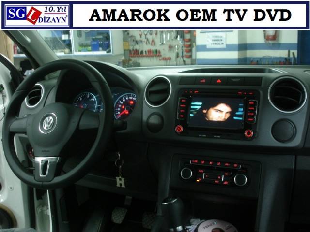 AMAROK CYCLONE OEM TV DVD NAVİGASYON AMAROK AKSESUARLARI