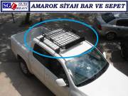 AMAROK TAVAN BARLARI VE AÇIK SEPET SİYAH AMAROK AKSESUARLARI