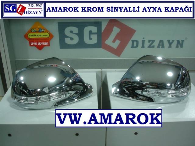 AMAROK KROM SİNYALLİ AYNA KAPAĞI AMAROK AKSESUARLARI