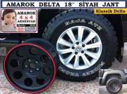 AMAROK DELTA KLASİK 18'' SİYAH JANT AMAROK AKSESUARLARI