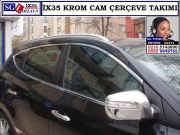 SGL39 İX35 KROM CAM ÇERÇEVE TAKIMI KOMPLE İX35 AKSESUARLARI