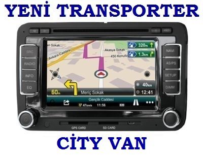 VW YENİ TRANSPORTER CİTY VAN DVD VE NAVİGASYON SİSTEMİ CYCLONE