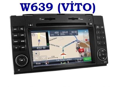 MERCEDES W639 VİTO DVD VE NAVİGASYON SİSTEMİ CYCLONE