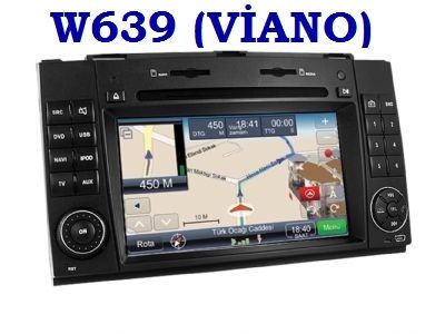 MERCEDES W639 VİANO DVD VE NAVİGASYON SİSTEMİ CYCLONE