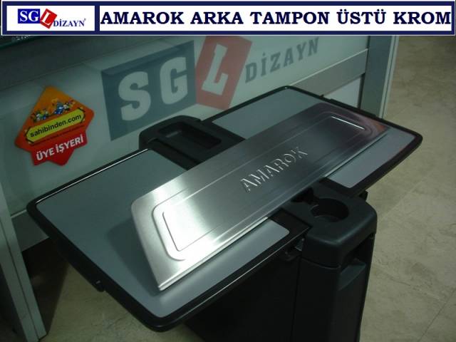 AMAROK ARKA TAMPON ÜSTÜ KROM AMAROK AKSESUARLARI