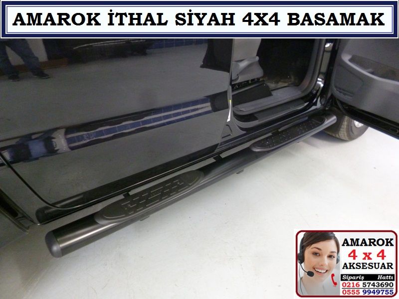 SGL-451-5J AMAROK İTHAL SİYAH 4X4 BASAMAK AMAROK AKSESUARLARI