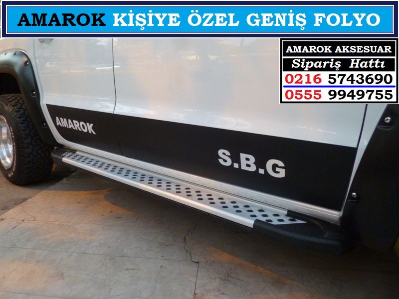 AMAROK KİŞİYE ÖZEL GENİŞ FOLYO AMAROK AKSESUARLARI