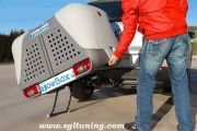 SGL-TOWBOX-V2 TOWBOX V2 DOG GRİS ÇEKİ DEMİRİNE TAKILAN KÖPEK VE YÜK TAŞIMA KUTUSU