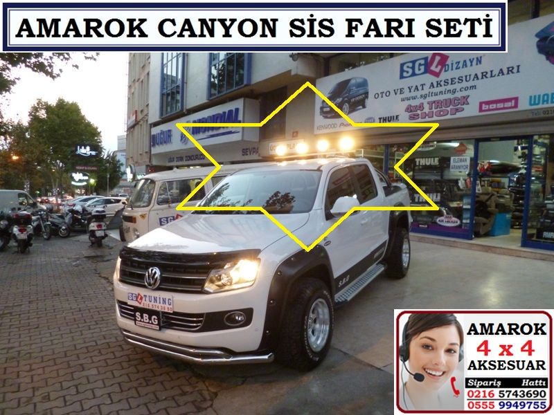 AMAROK CANYON ANGEL SİS FARI SETİ WİNGBAR AMAROK AKSESUARLARI