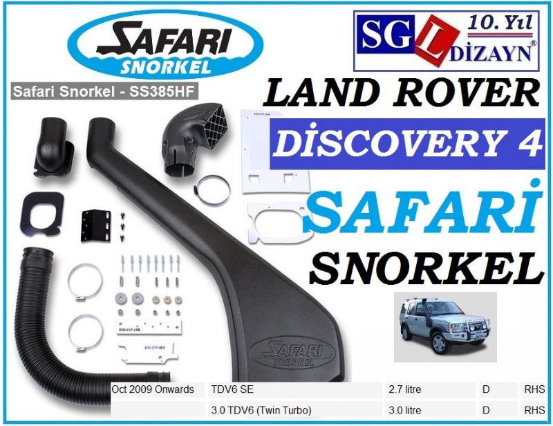 DİSCOVERY 4 SAFARİ SNORKEL SS385HF