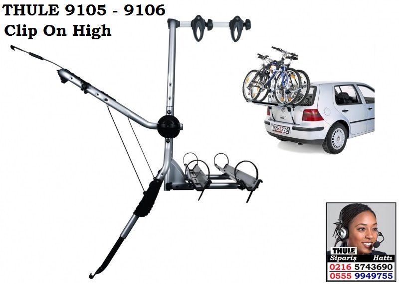 THULE CLİP ON HİGH 9105-9106 BİSİKLET TAŞIYICI