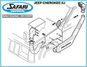 JEEP CHEROKEE XJ SAFARİ SNORKEL SS1100HF 1985-1995