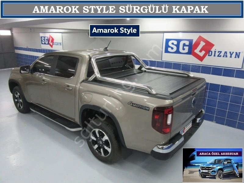 YENİ AMAROK STYLE SÜRGÜLÜ KAPAK BEj AMAROK 2023 AKSESUARLARI