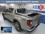 YENİ AMAROK STYLE SÜRGÜLÜ KAPAK BEj AMAROK 2023 AKSESUARLARI