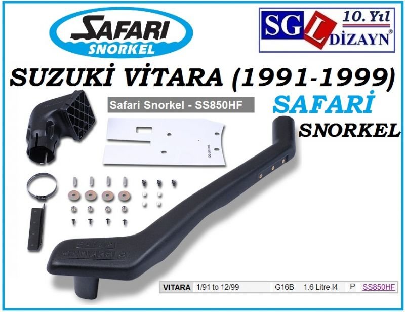 SUZUKİ VİTARA SAFARİ SNORKEL SS850HF 1991-1999