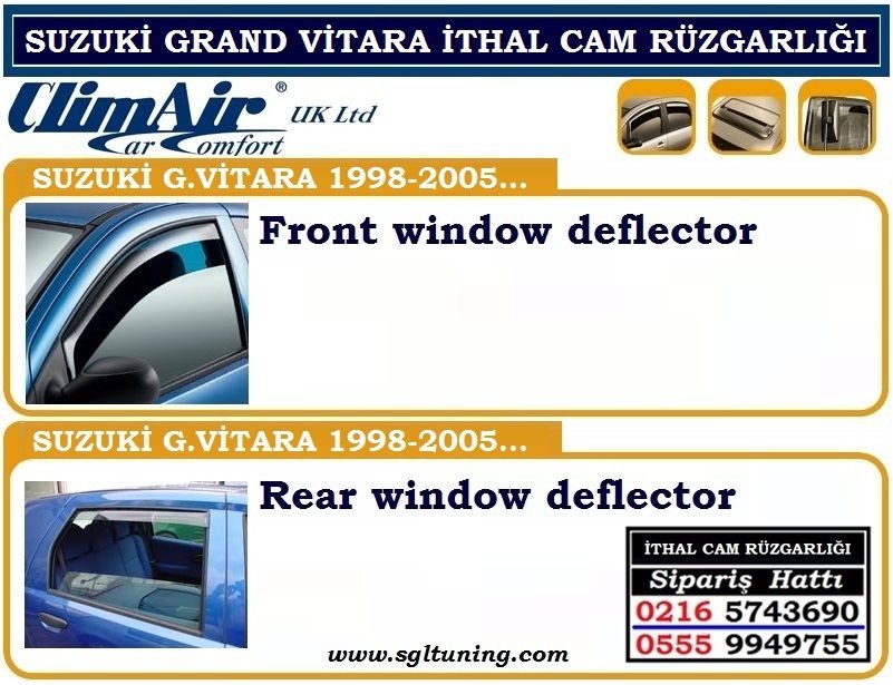 SUZUKİ GRAND VİTARA CAM RÜZGARLIĞI 1998-2005 GRAND VİTARA AKSESUARLARI