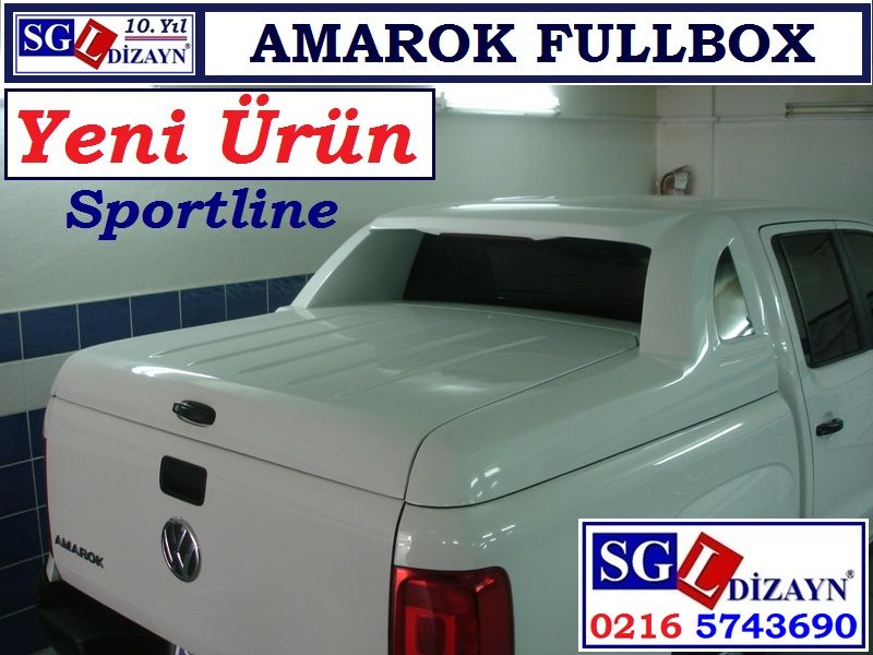 AMAROK FULLBOX SPORTLİNE BEYAZ AMAROK AKSESUARLARI