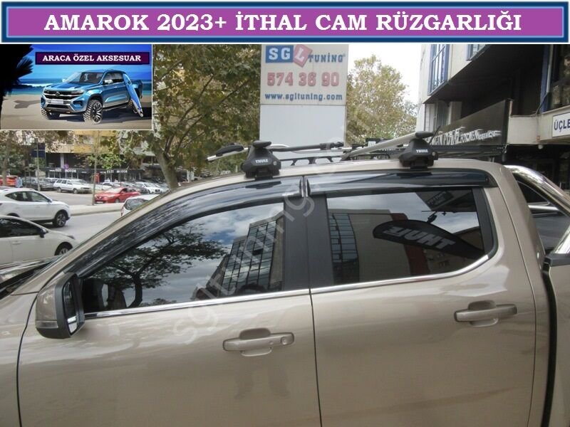 YENİ AMAROK 2023+ İTHAL CAM RÜZGARLIĞI YENİ AMAROK AKSESUARLARI SGL TUNİNG