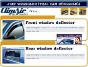JEEP WRANGLER 2007-2018 4 Cam CLİMAİR CAM RÜZGARLIĞI